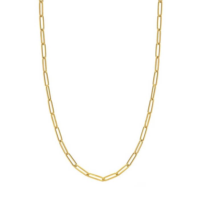 KIKICHIC - Wholesale Link & Chain Necklace - Oval Link Paper Clip Necklace1