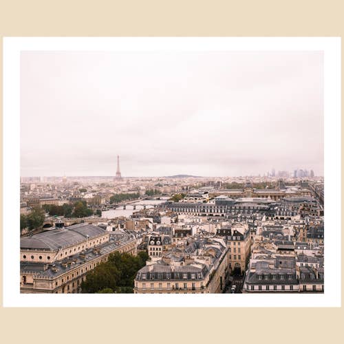 Paris kunsttryk (8x10): Paris i regnen, N.1 for engroshandel hos Charlotte to Paris