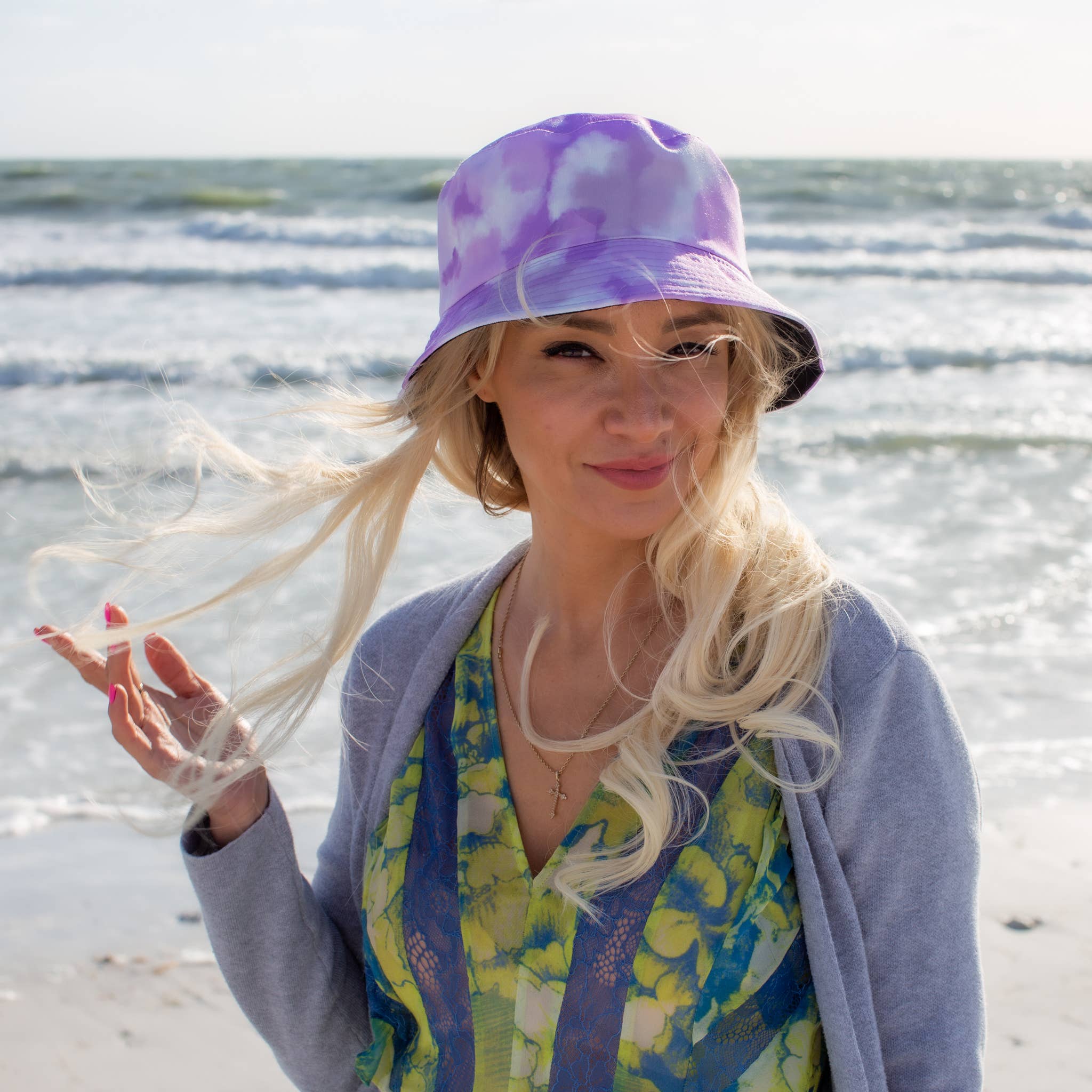 Lelaffet - Wholesale Bucket Hat - Women's - TIE DYE BUCKET HAT women Summer hat Sun hat women cotton8