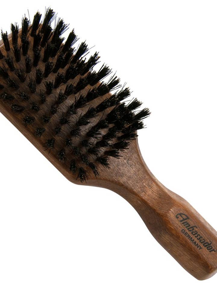 5125 Beechwood Men's Paddle Brush for wholesale by Eco-dent