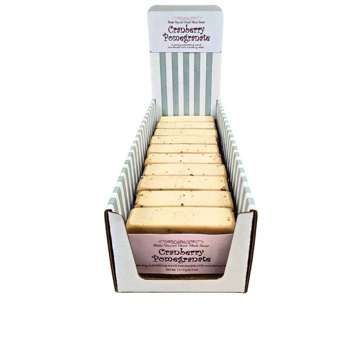 Boîtes de présentation de 10 barres, choisissez le savon que vous aimez, 6$ par barre de savon pour la vente par Fern Valley Goat Milk Soap