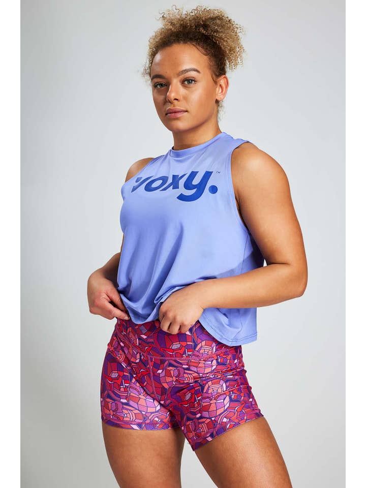 VOXY – wholesale Athletic top – Women′s – Purple Muscle Tank3