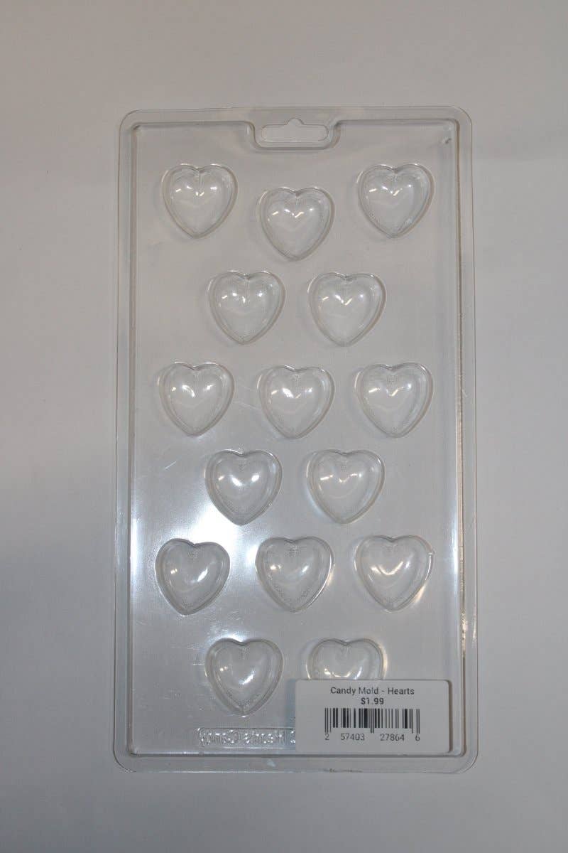 Party Expo, LLC - Wholesale Chocolate/Candy Mold - Candy Mold - Hearts0