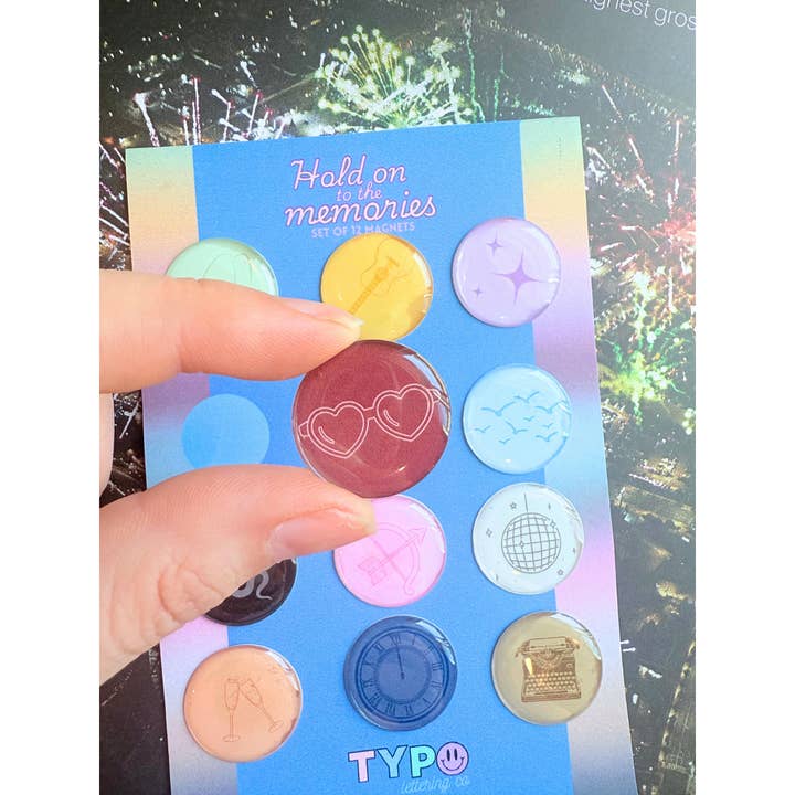 Typo Lettering Co - Wholesale Magnet - Eras magnet set|set of 12 magnet| TS magnet set|Era|TS merch4