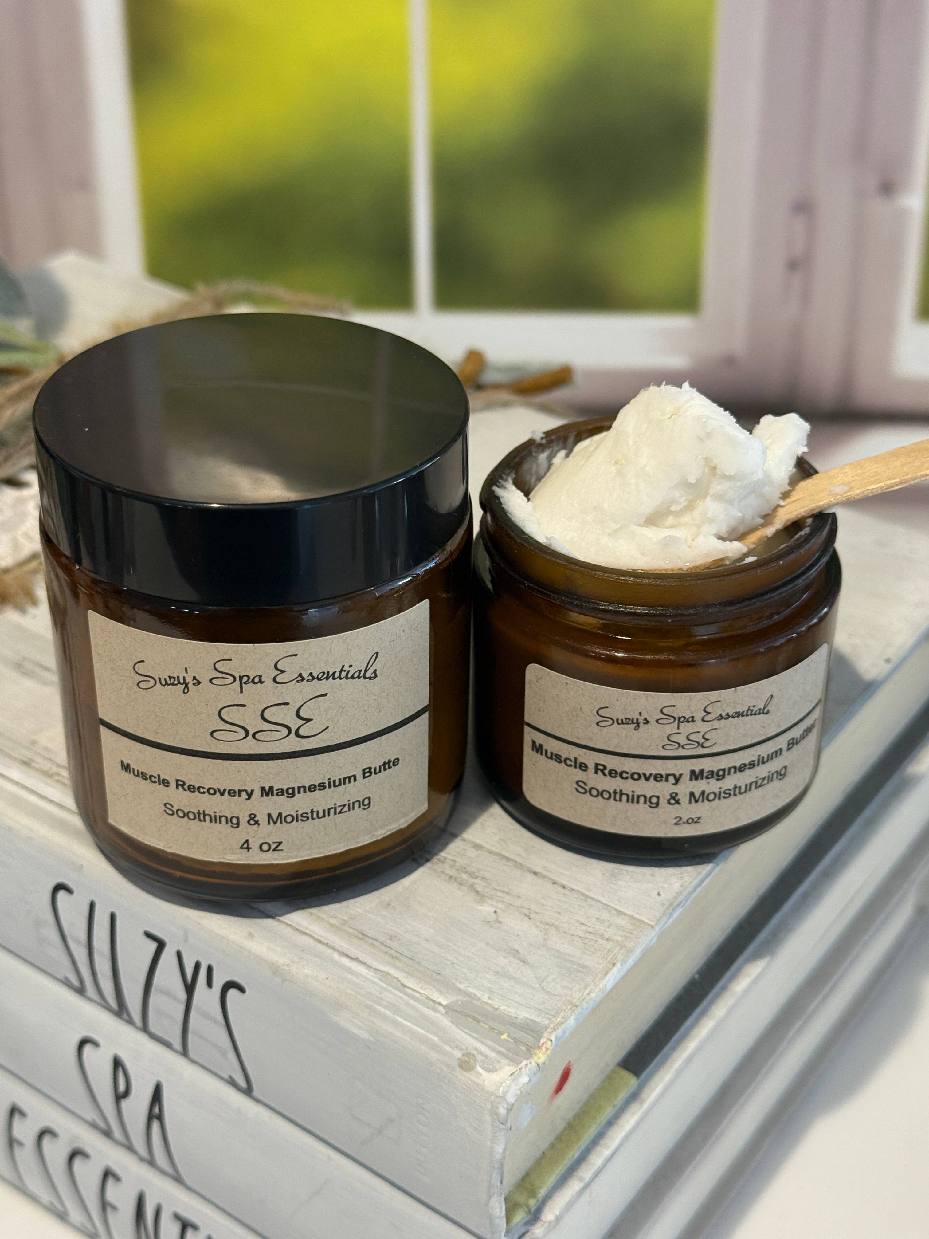 Suzy Spa Essentials - Wholesale Body Balm/Butter - Magnesium Butter- Lavender + Eucalyptus Muscle & Sleep Cream6