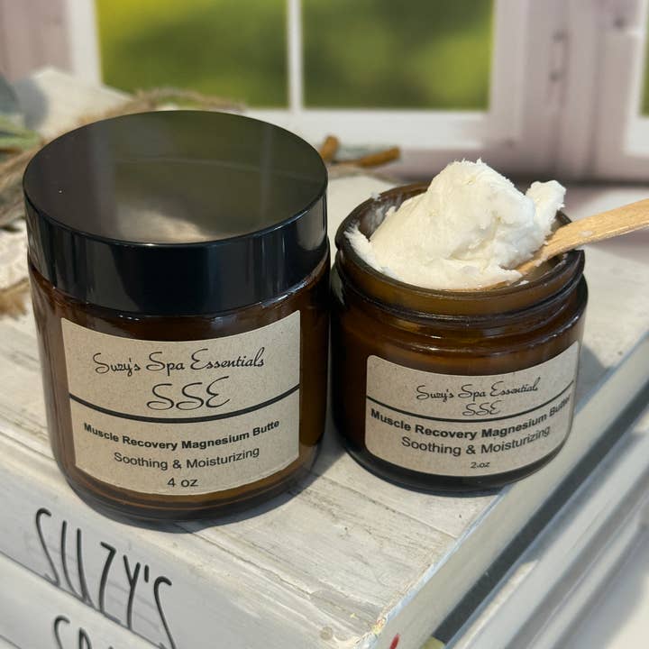 Suzy Spa Essentials - Wholesale Body Balm/Butter - Magnesium Butter- Lavender + Eucalyptus Muscle & Sleep Cream6