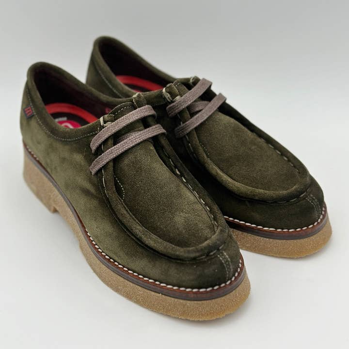 Pepe Menargues mujer zapato wallabee 21100 serraje musgo for wholesale on Faire3