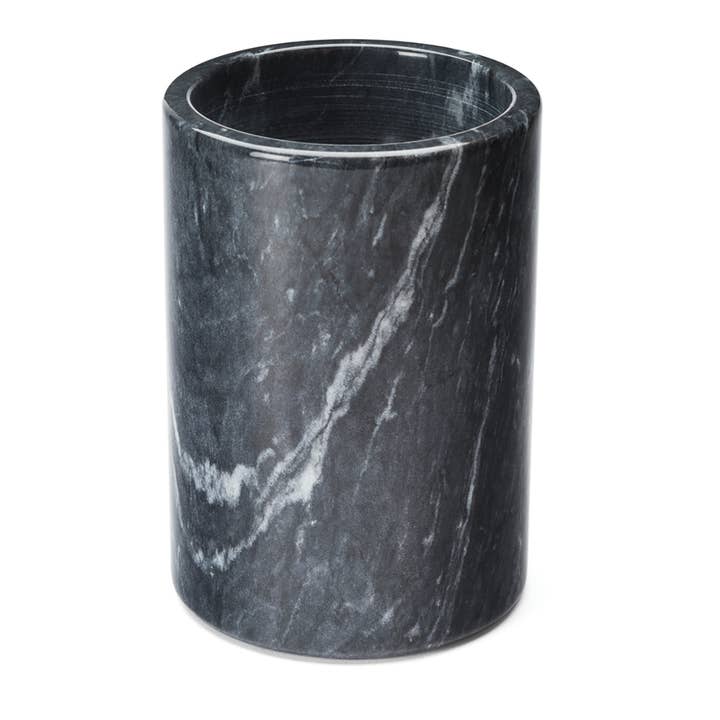 Fox Run Marble Utensil Holder, Black, 4.75" x 4.75" x 7" for wholesale by Fox Run Brands