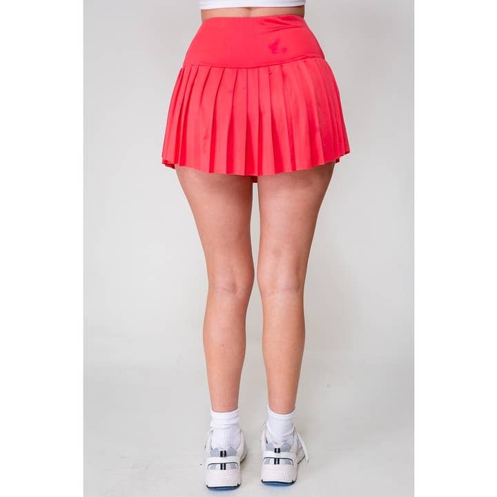 Paperdoll - Wholesale Skort - Women's - High waisted pleated tennis skort