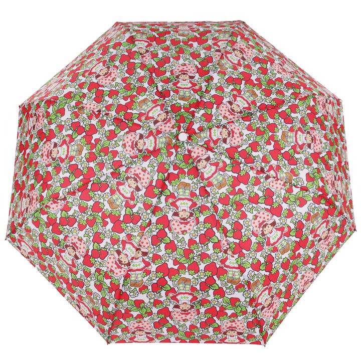 Concept One - Wholesale Umbrella - Women's - Strawberry Shortcake Toss Print Compact Umbrella1