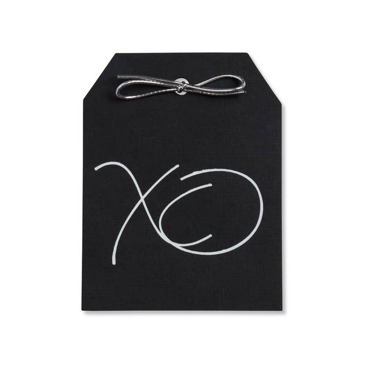 WowWordZ - Wholesale Gift Tag - XO Gift Tags, Black & White, Birthday, Valentine, Set of 102