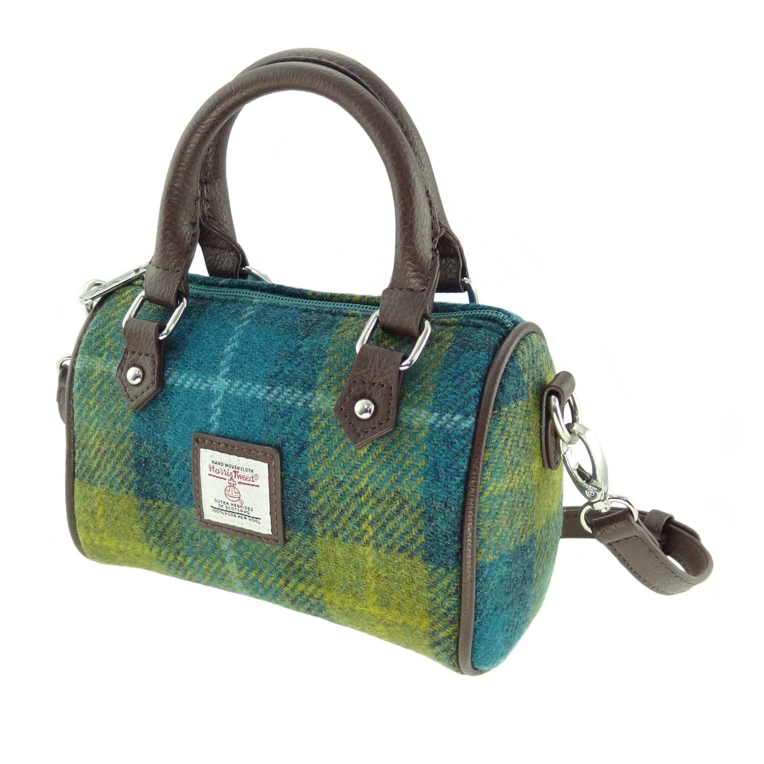Glen Appin Of Scotland - Wholesale Top Handle Bag - Women's - LB1203 Harris Tweed 'Kilbride' Mini Bowling Bag14