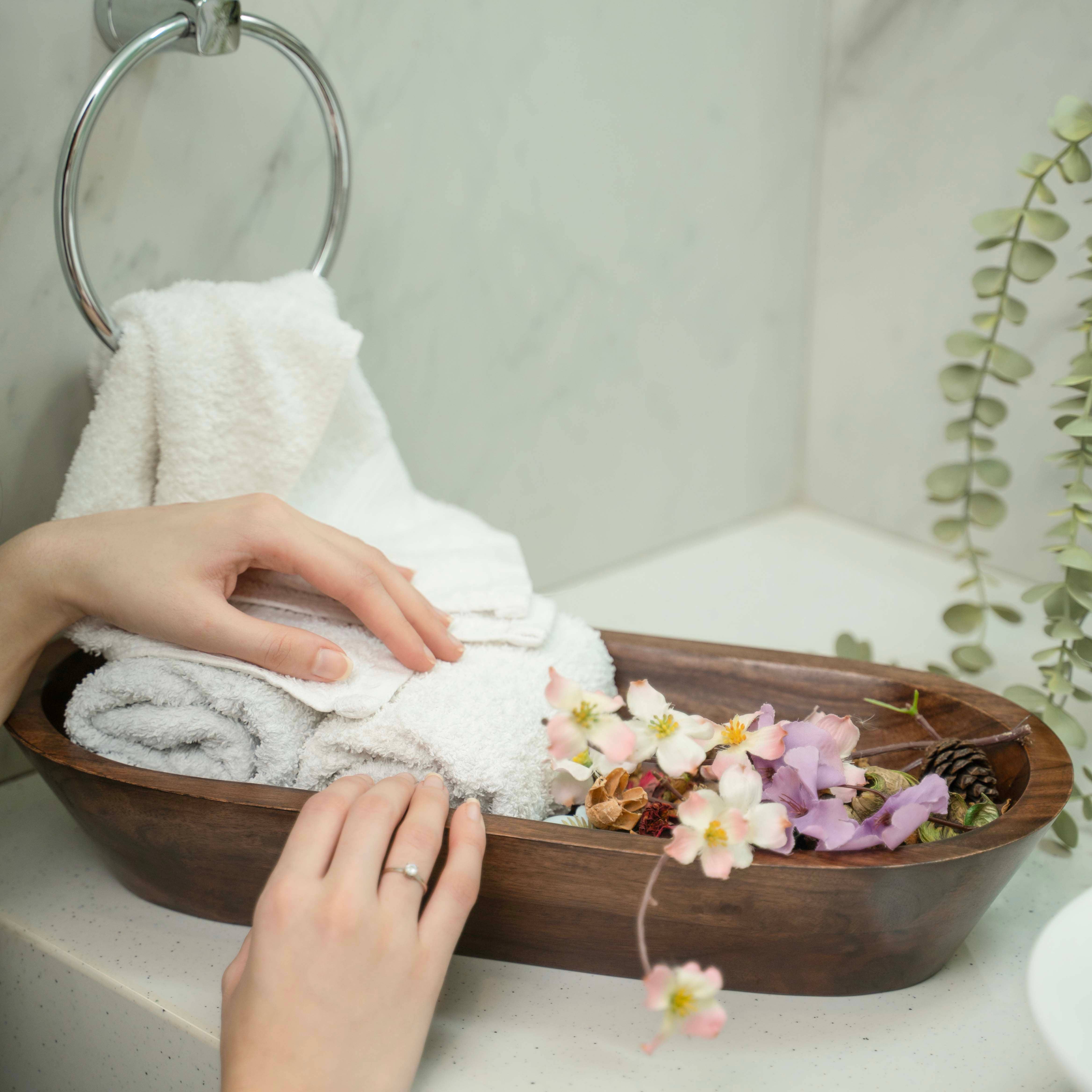 LuxeDesigns Co LLC - Vendita all'ingrosso Ciotole/Piatti decorativi - Grande ciotola per pasta in legno intagliato a lungo, ciotole in legno fatte a mano22