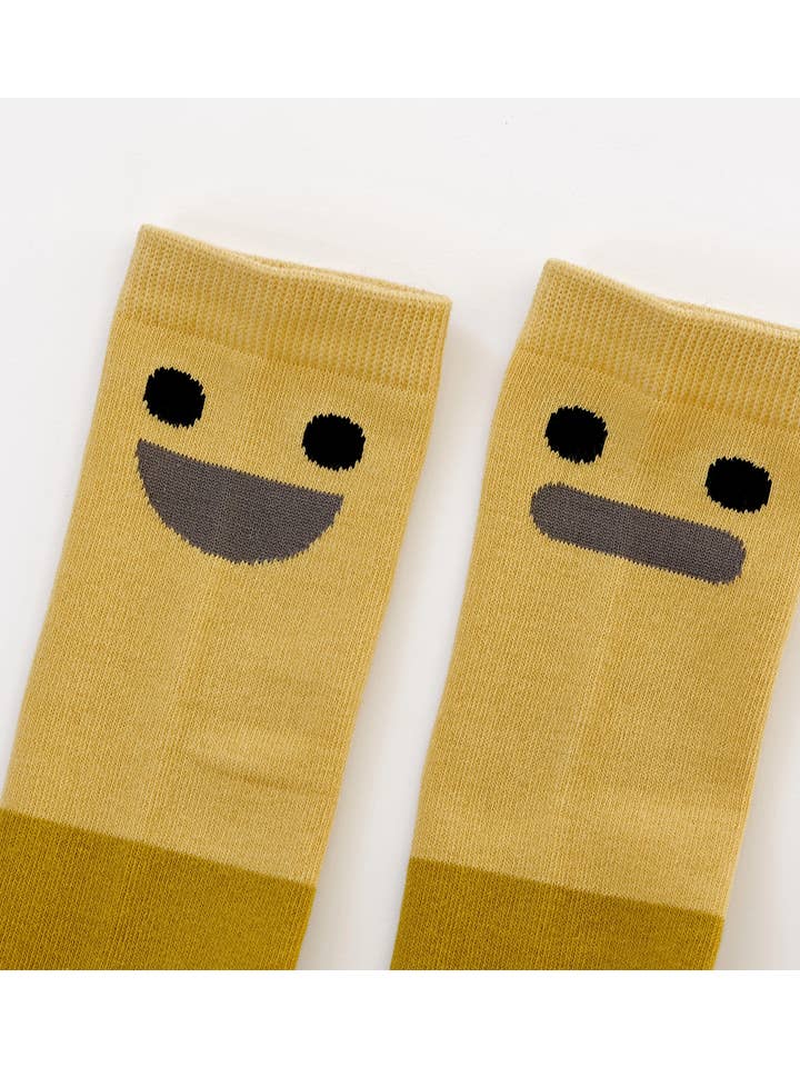 BOXBO - Wholesale Socks - Kids - Chaussettes hautes Wistiti Jaune2