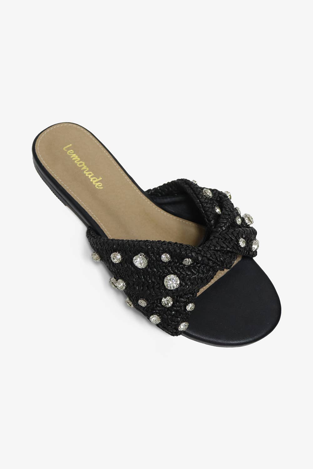 Lemonade Shoes - Vente Sandales – femme - MAYLEEN - Sandales à enfiler en raphia avec perles, style méditerranéen11