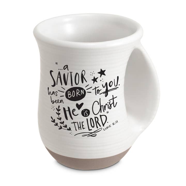 Dicksons – Großhandel Kaffeebecher – 👀 LCP Becher/Handwärmer Savior Born, 14 Unzen, Weiß