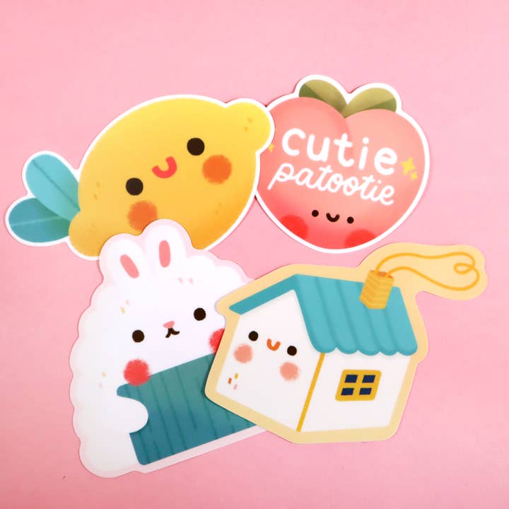 Yay! It's Vica - Wholesale Sticker - Cutie Patootie perziksticker2