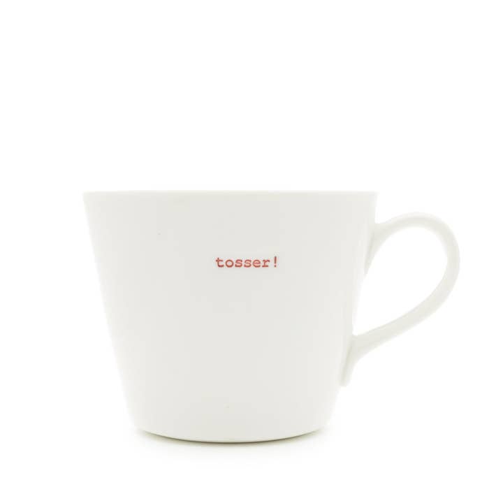 Keith Brymer Jones Mug 350ml - tosser! (red) for wholesale by Forma House