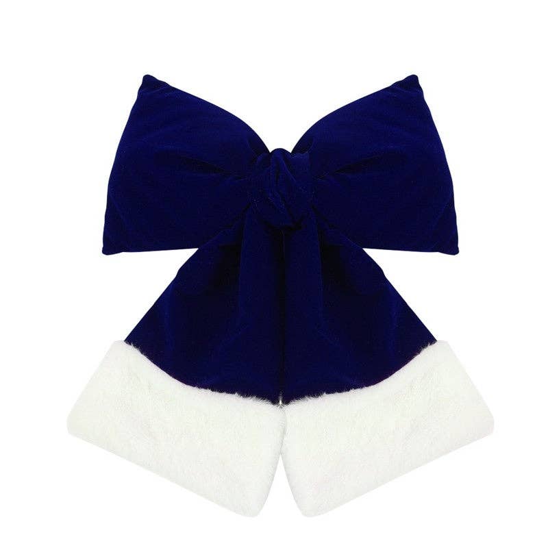 FurDecoration - Wholesale Christmas Decoration - Christmas Plush Bow Decoration2