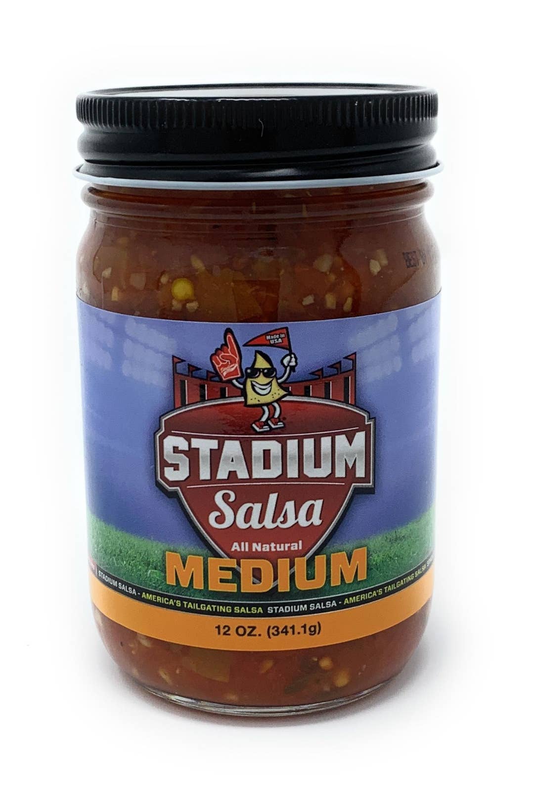 12 oz Medium Stadium Salsa for wholesale by Stadium Salsa LLC
