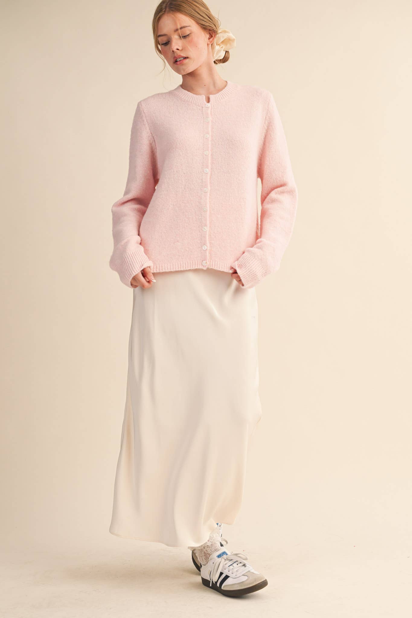 &MERCI - Wholesale Cardigan - Women's - MARLED KNIT SWEATER CARDIGAN MSW1124813