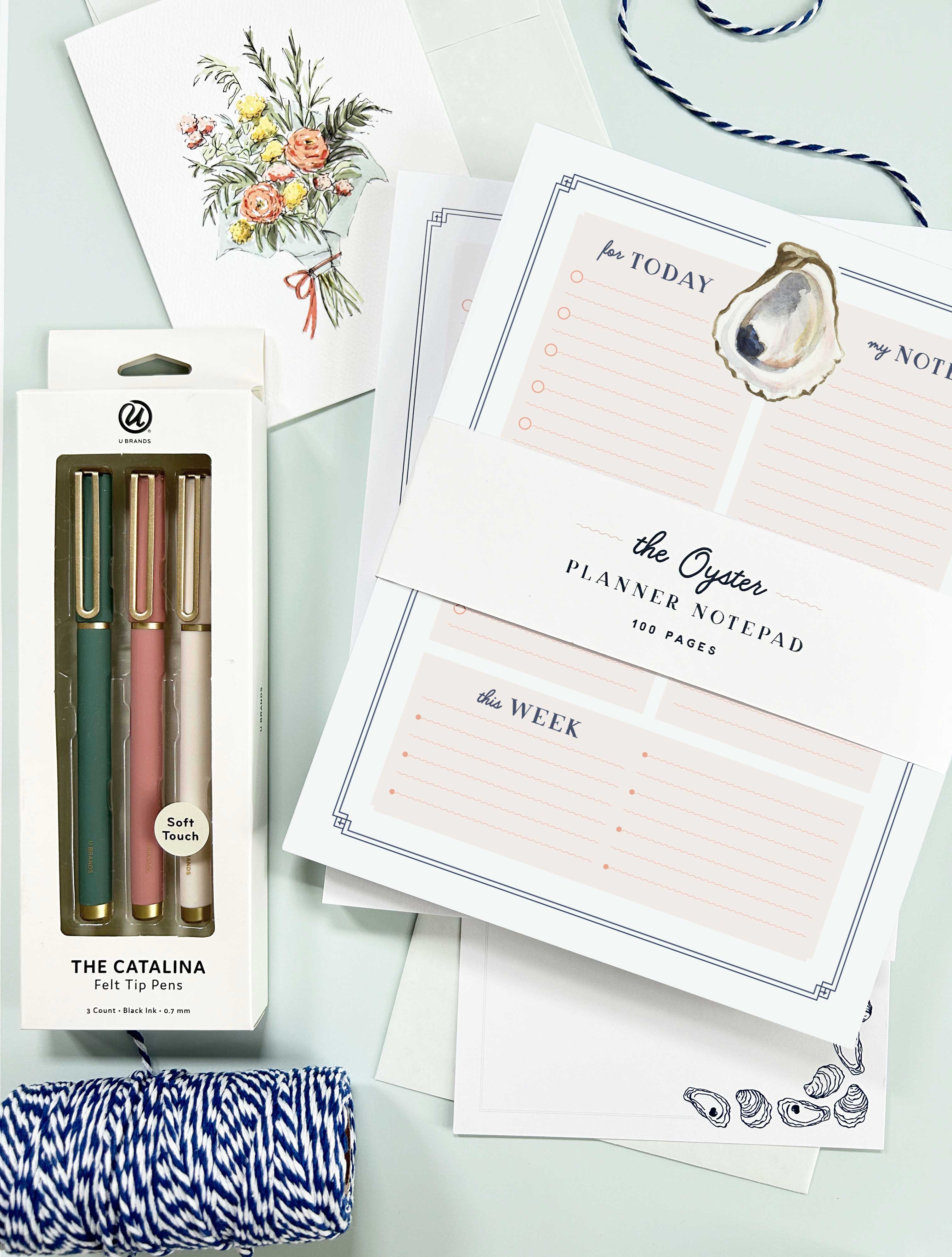 Texture Design Co - Wholesale Notepad - The Oyster Planner Notepad4