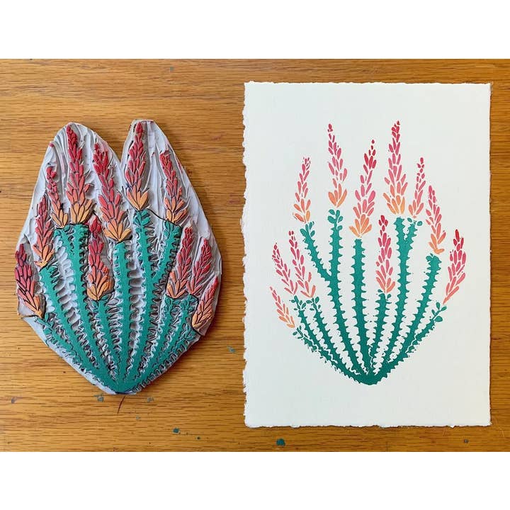 Lili Arnold - Wholesale Art Print - Fouquieria Splendens aka Desert Flame Ocotillo2
