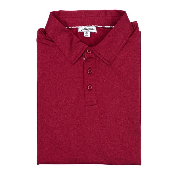 Garnet Etiquette Polo Shirt for wholesale by Tillinger