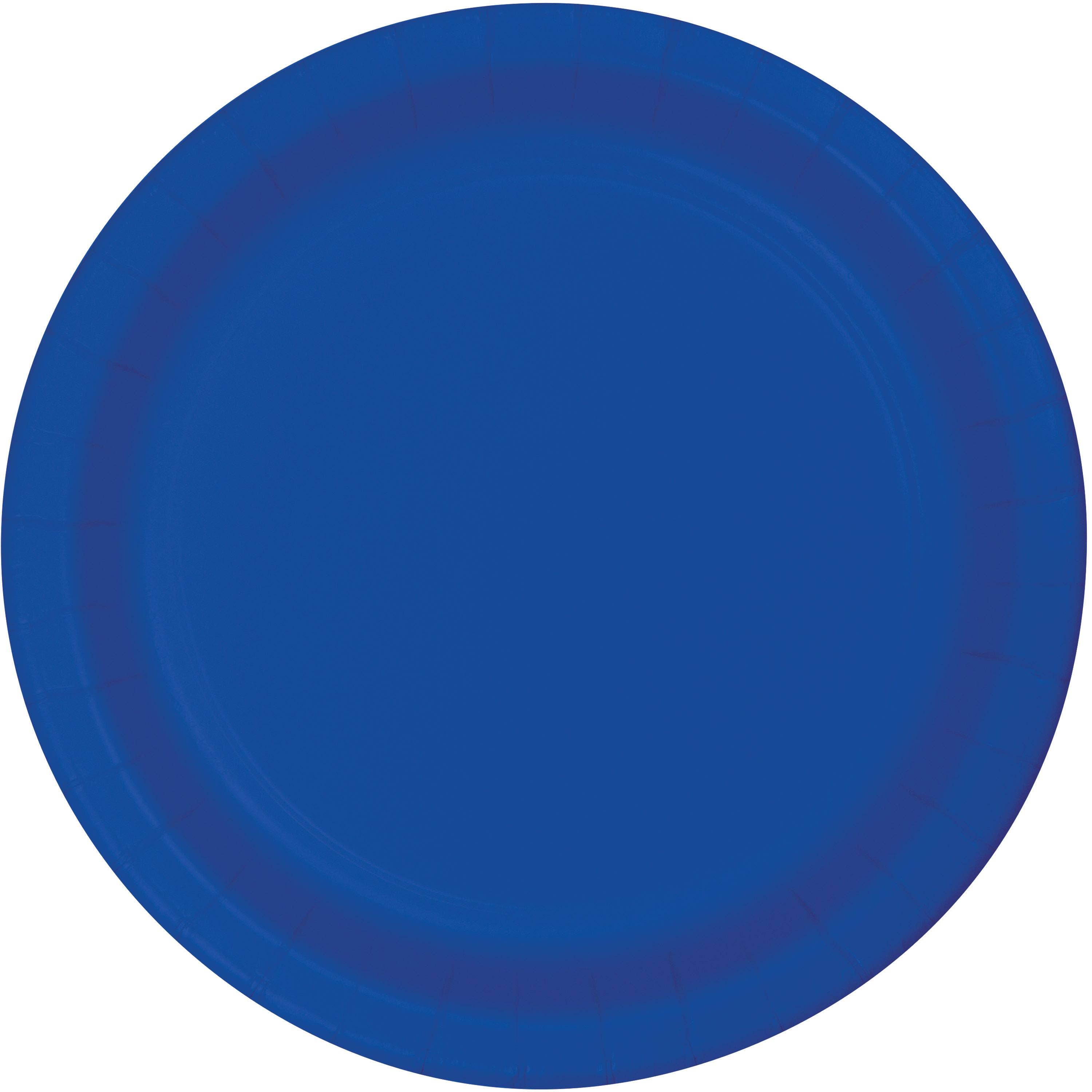 KT Supply – Engroshandel Engangstallerken – Touch of Color 9 tommer middagsplader kobolt, kasse med 2400