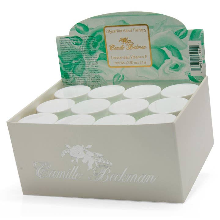 Camille Beckman - Wholesale Hand Cream/Lotion - Unscented Vitamin E Glycerine Hand Therapy mini jars1