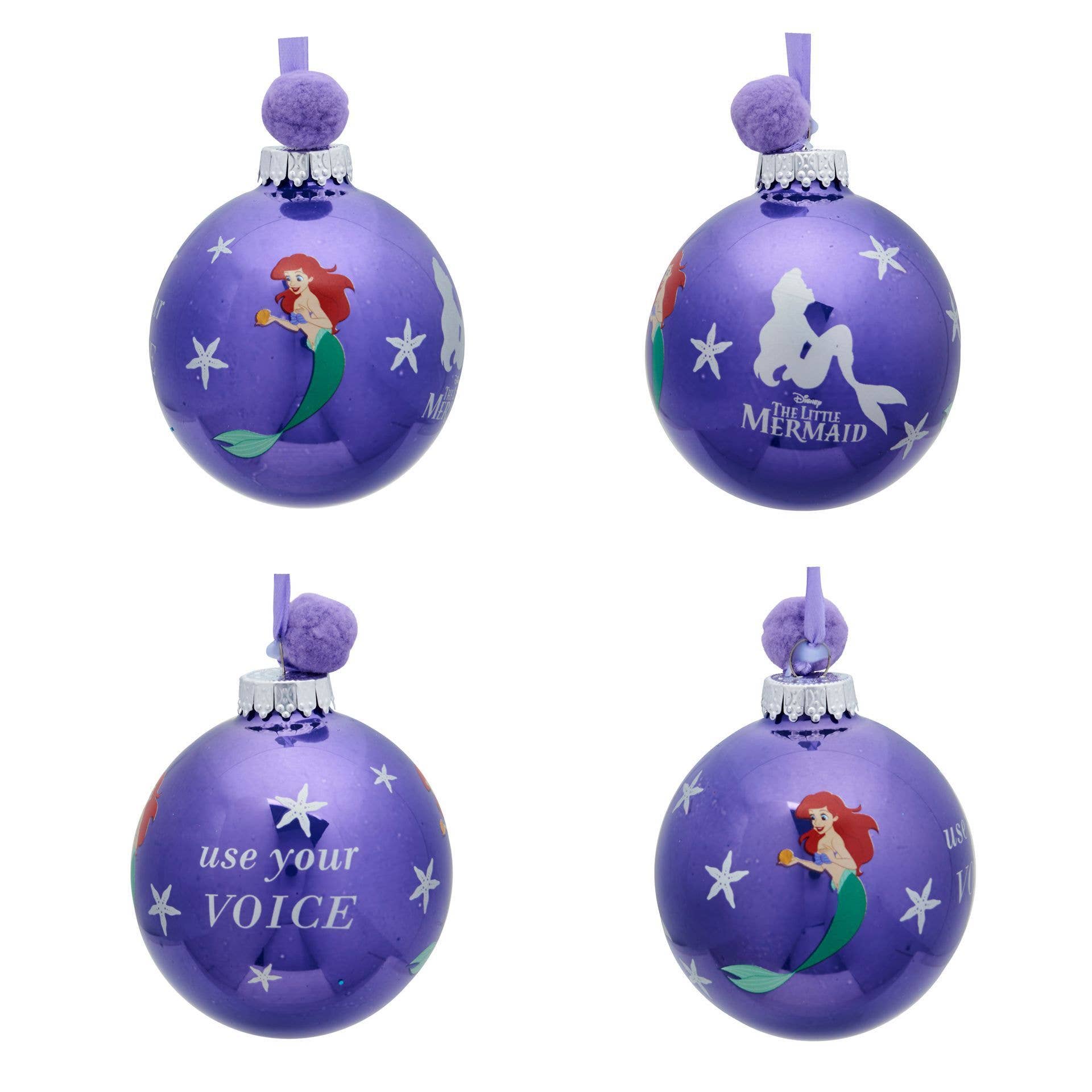 WIDDOP and Co. - Vendita all'ingrosso Decorazione natalizia - Set di 7 palline di Natale Disney - La Sirenetta2