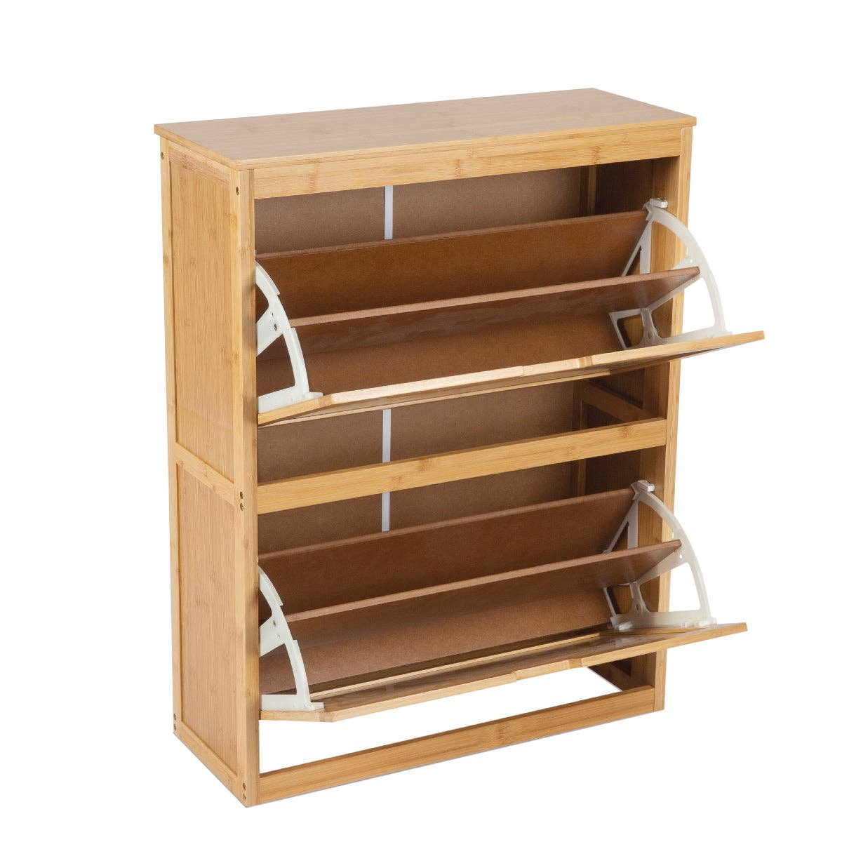 Andrea House – Großhandel Schrank – Schuhschrank aus Bambus mit zwei Schubladen6