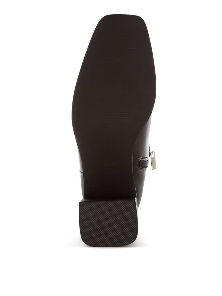 Rag Company - Wholesale Boots - Women's - Muskox Square Toe Faux Leather Boots9