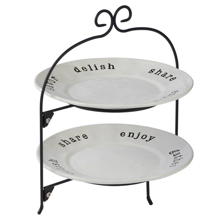 Just Words 2 Tier Server (rack 13.25" x 11" x 13.25") for wholesale by Certified International