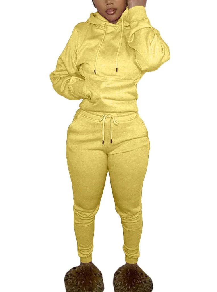 MB Fashion Wholesale - Wholesale Lounge Set - Women's - MB FASHION Cozy Hoodie and Jogger Pants 2PCS SET 175R10
