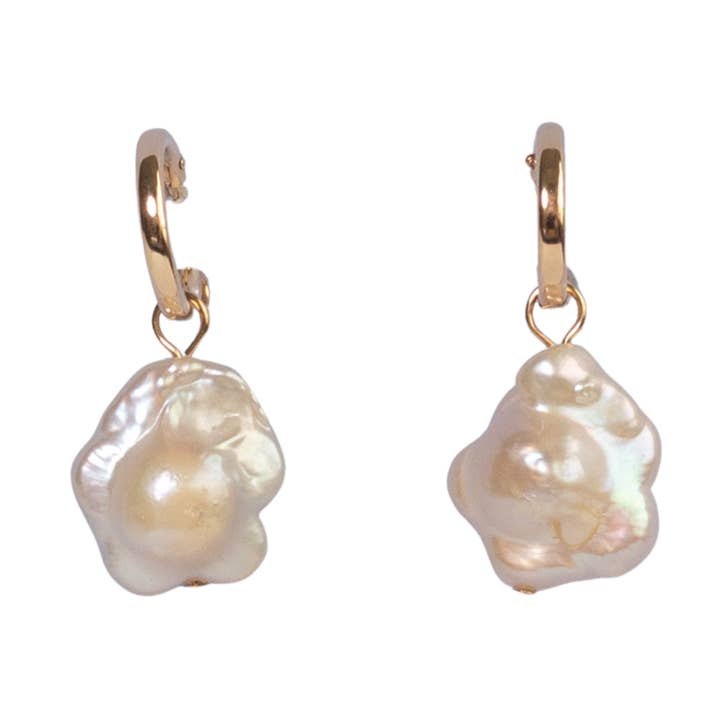Marguerite Pearl Earrings for wholesale by Elysian Theory