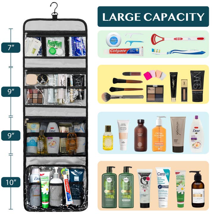 Pavilia - Wholesale Toiletry bag – Unisex - Buckle Hanging Toiletry Organizer Bag7