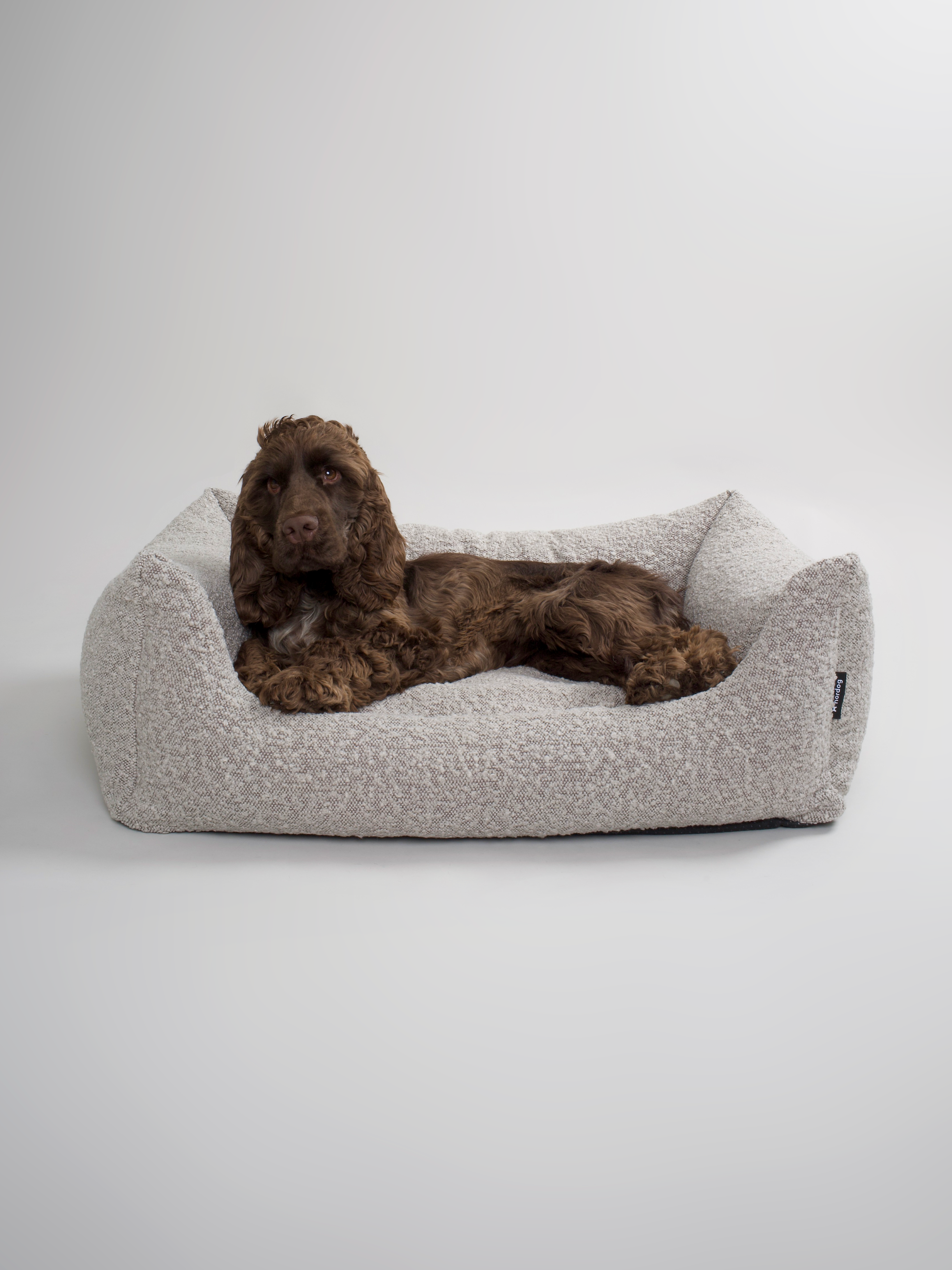 Nordog - Wholesale Bed voor huisdieren - Hond - BILLY hondenmand van bouclé stof in taupe13