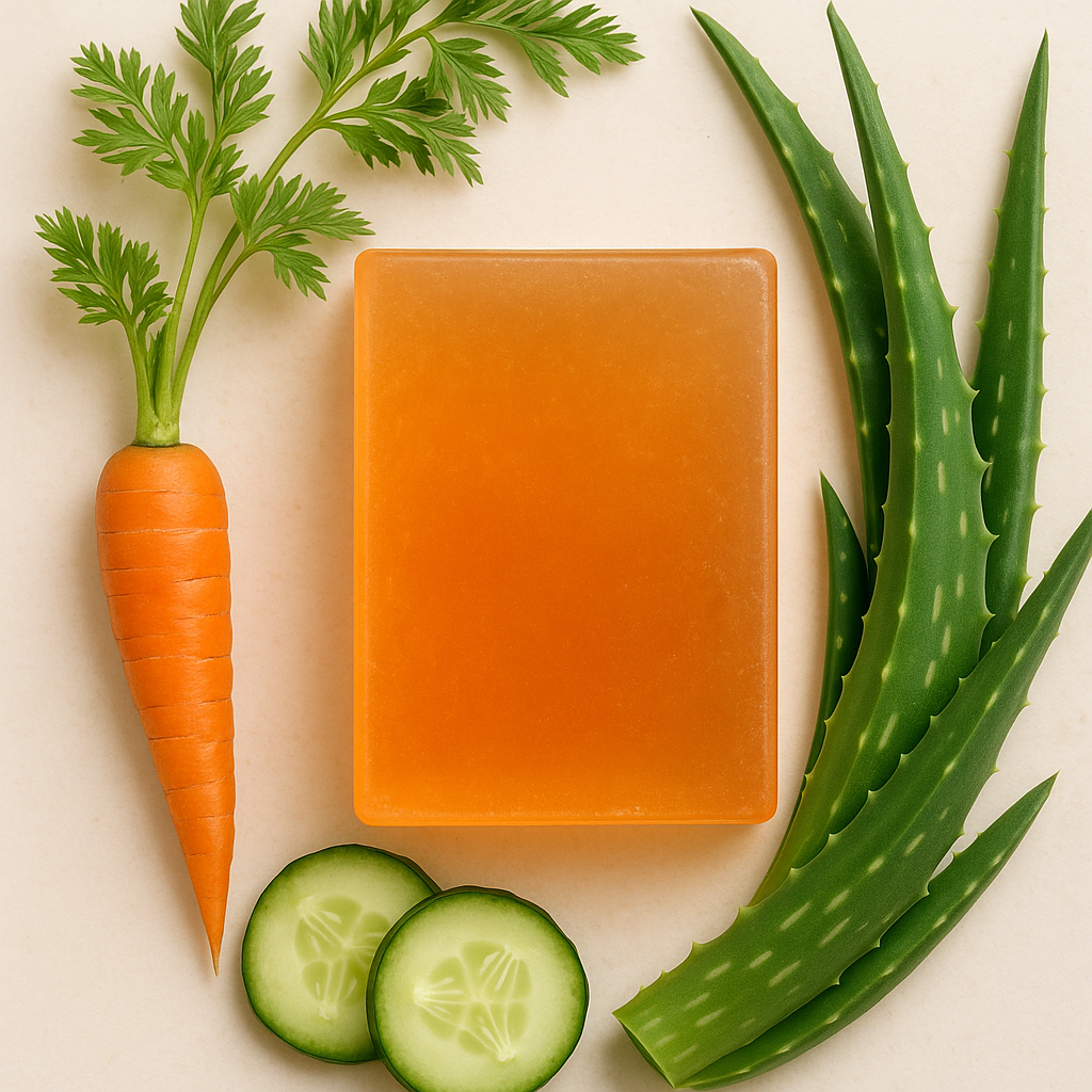 Primal Elements – wholesale DIY craft kit – Carrot, Cucumber, and Aloe Soap Base 2
