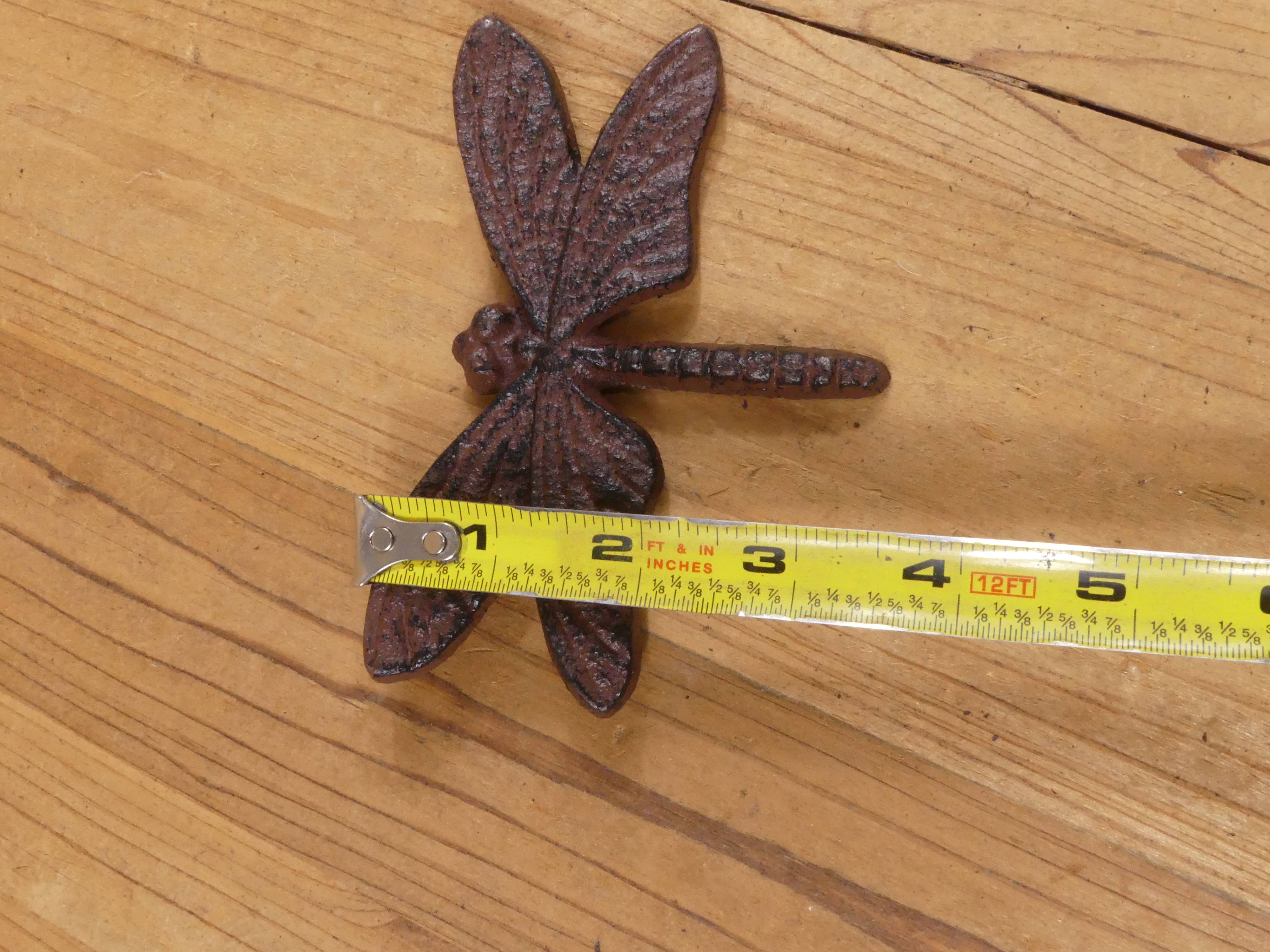 Midwest Craft House - Wholesale Wall Accent - CAST IRON DRAGONFLY WALL DECOR WITH HANGING RING5
