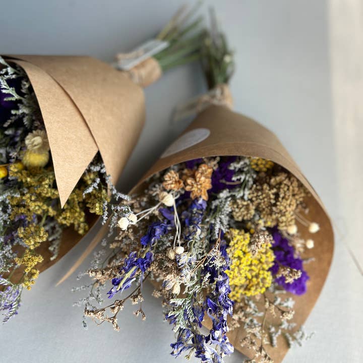 The Gardeners Wife - Wholesale Dried/pressed flowers - Texas Wildflower Bouquets3