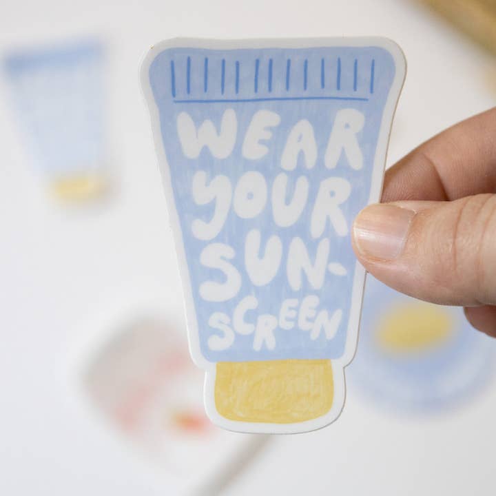 Hanstan Studio - Wholesale Sticker - Wear Your Sunscreen Sticker
