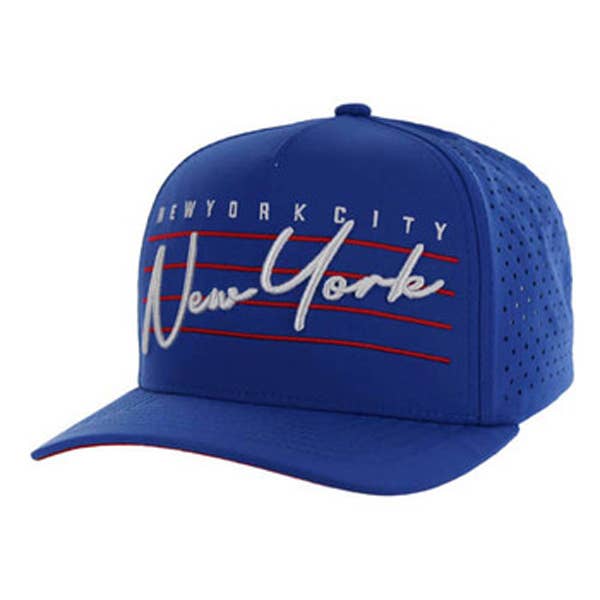 NEW YORK CITY Perforated Hydro Cap - Waterproof Snapback Hat for wholesale by S & J Gift Inc