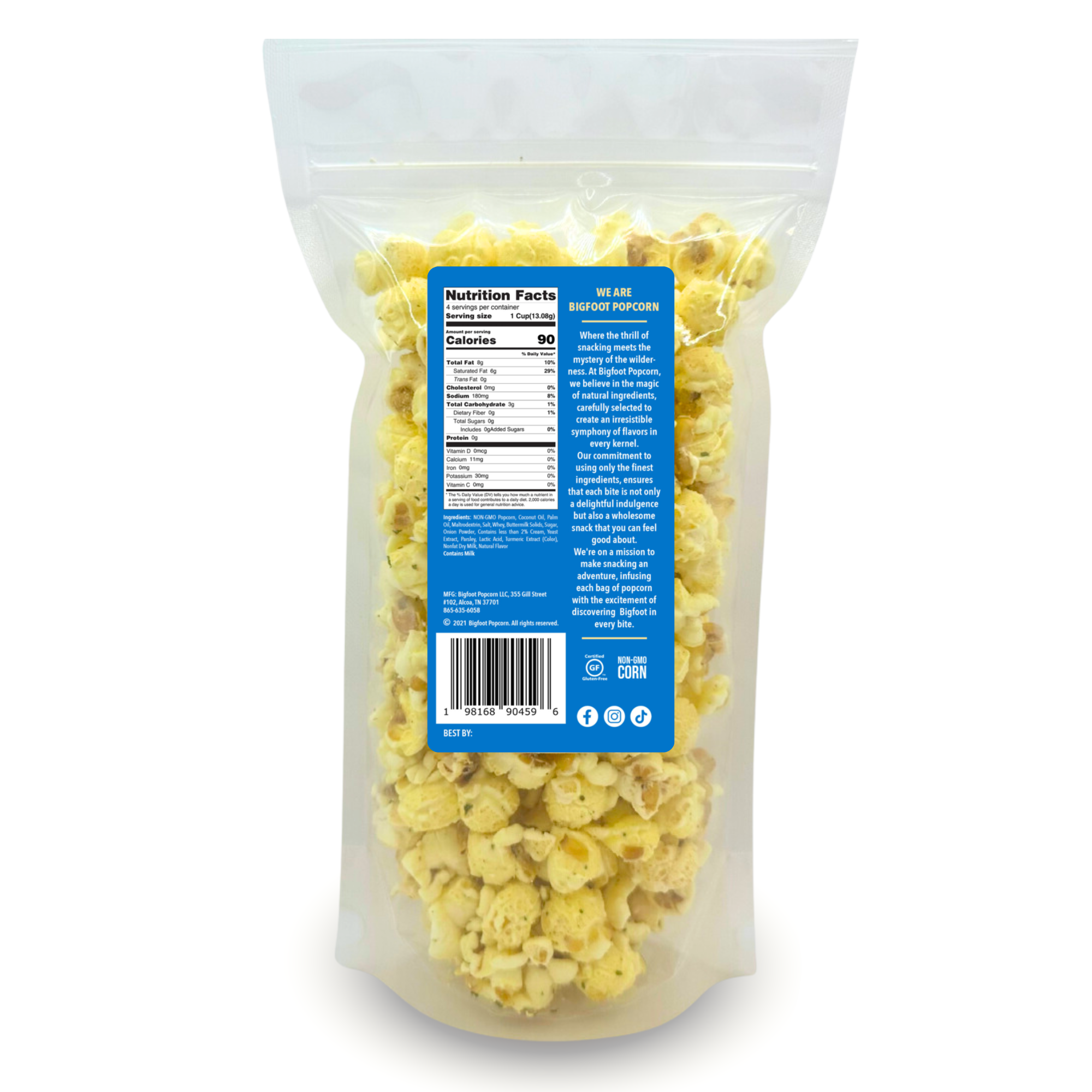 Bigfoot Popcorn - Wholesale Popcorn - Ranch Gourmet Popcorn1