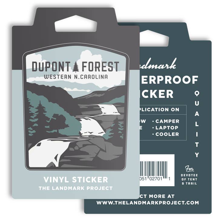 The Landmark Project - Wholesale Sticker - Dupont State Forest Sticker