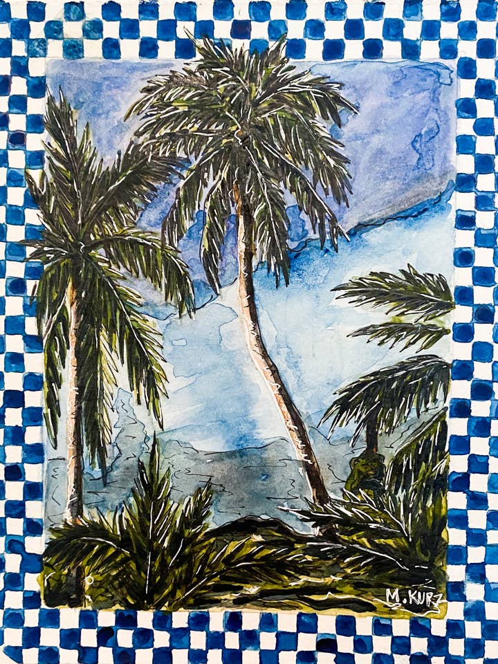 Found Paradise Print für den Großhandel von Makenzie Kurz Art