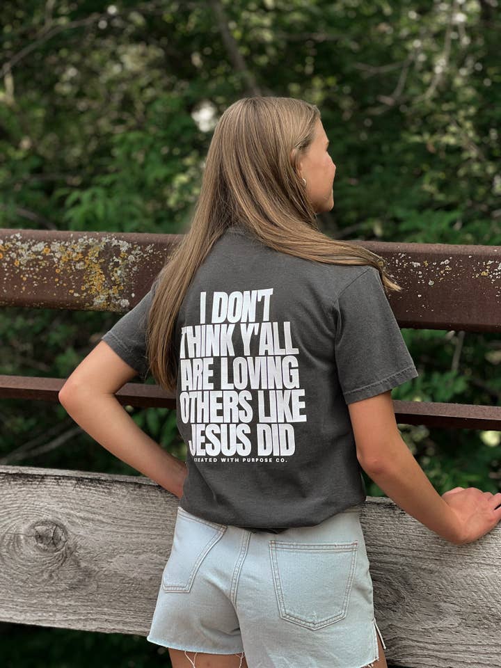 LOVE LIKE JESUS TEE for wholesale by Created With Purpose Co.