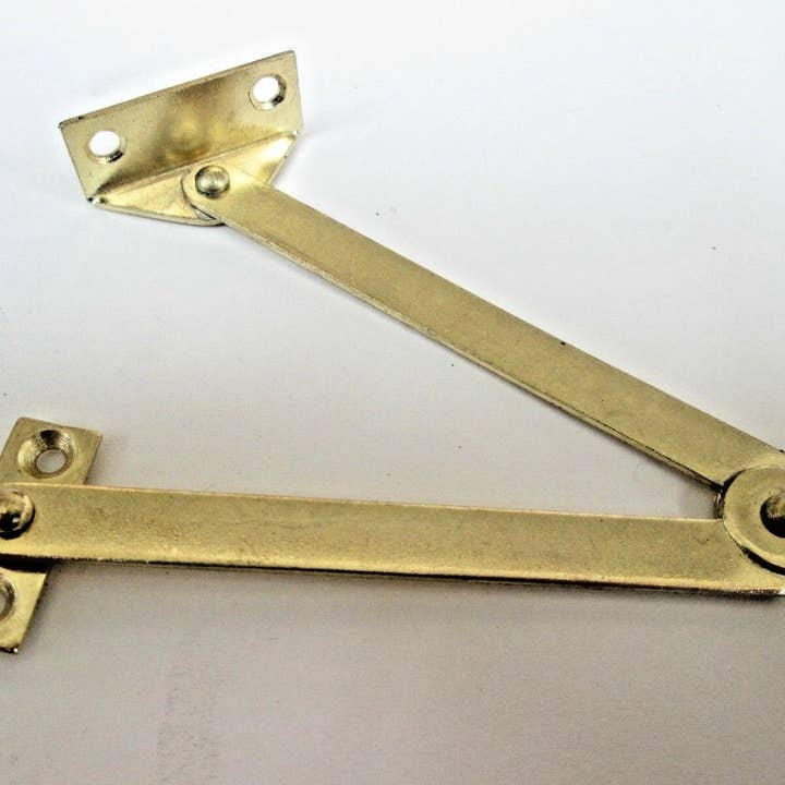 IronmongeryWorld – wholesale Handy tool – Steel Folding Friction Stay Hinge Polished Brass