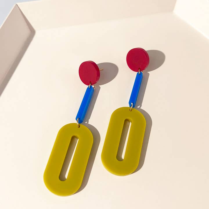 Combinist Goods - Wholesale Dangle Earrings - Oval Drop Earrings2