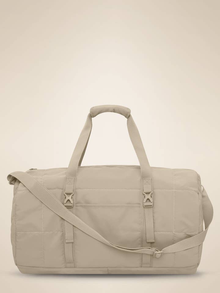 KOI® Matte Quilted Barrel Duffel 27 L for wholesale by SanMar Canada